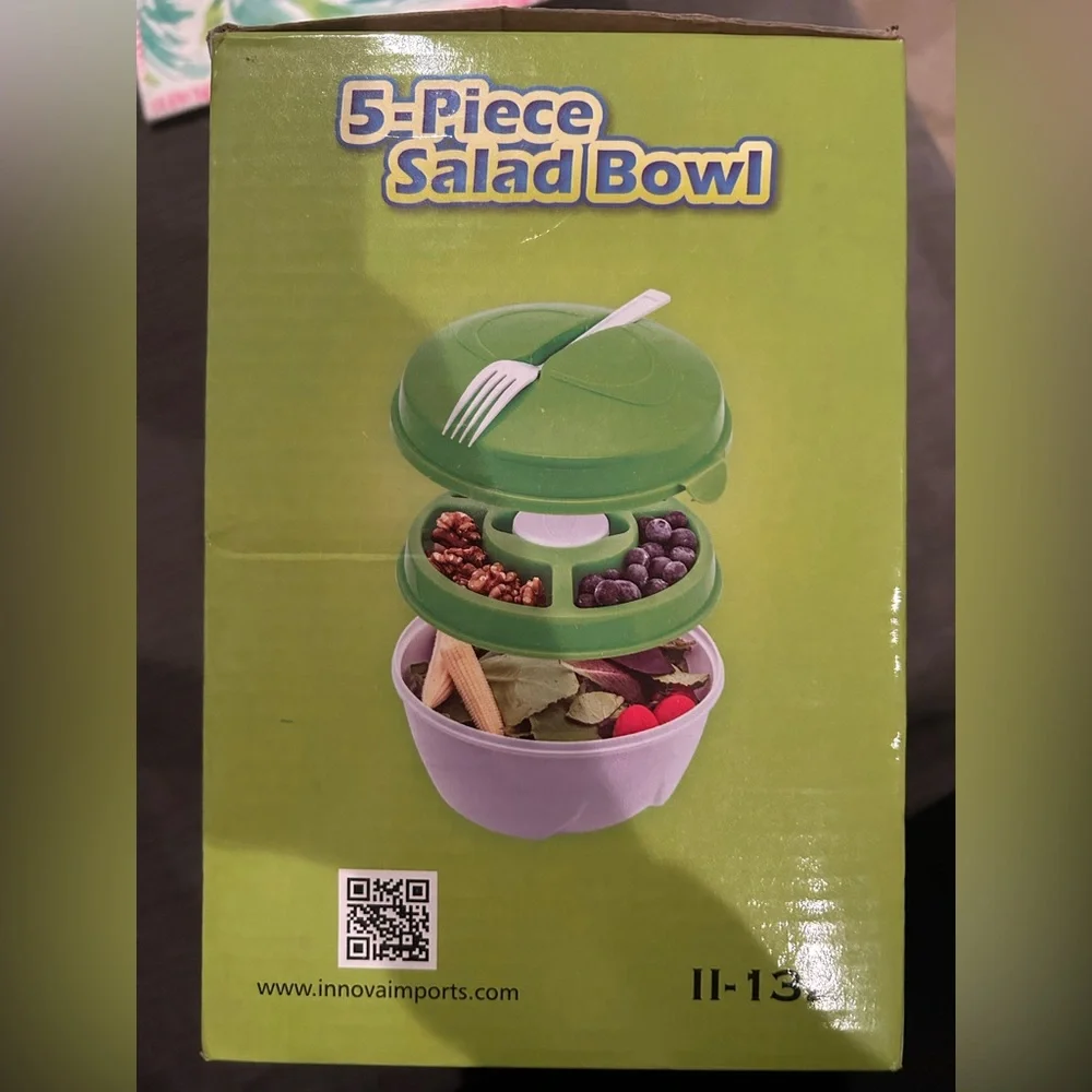 INNOVATIVE LIVING 5 piece Salad Bowl NWT